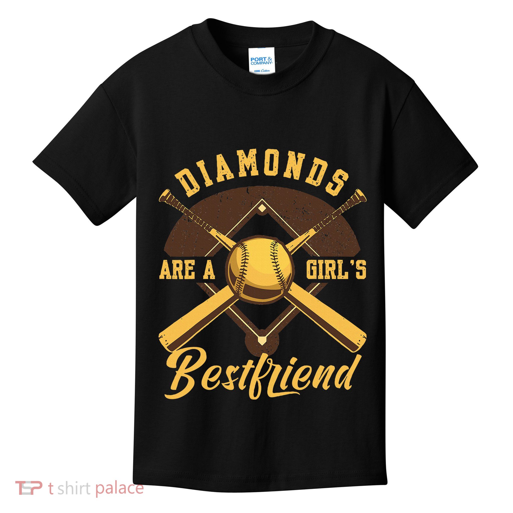 Diamonds Are A Girl Best Friend Friendship Bestfriend Kids T-Shirt