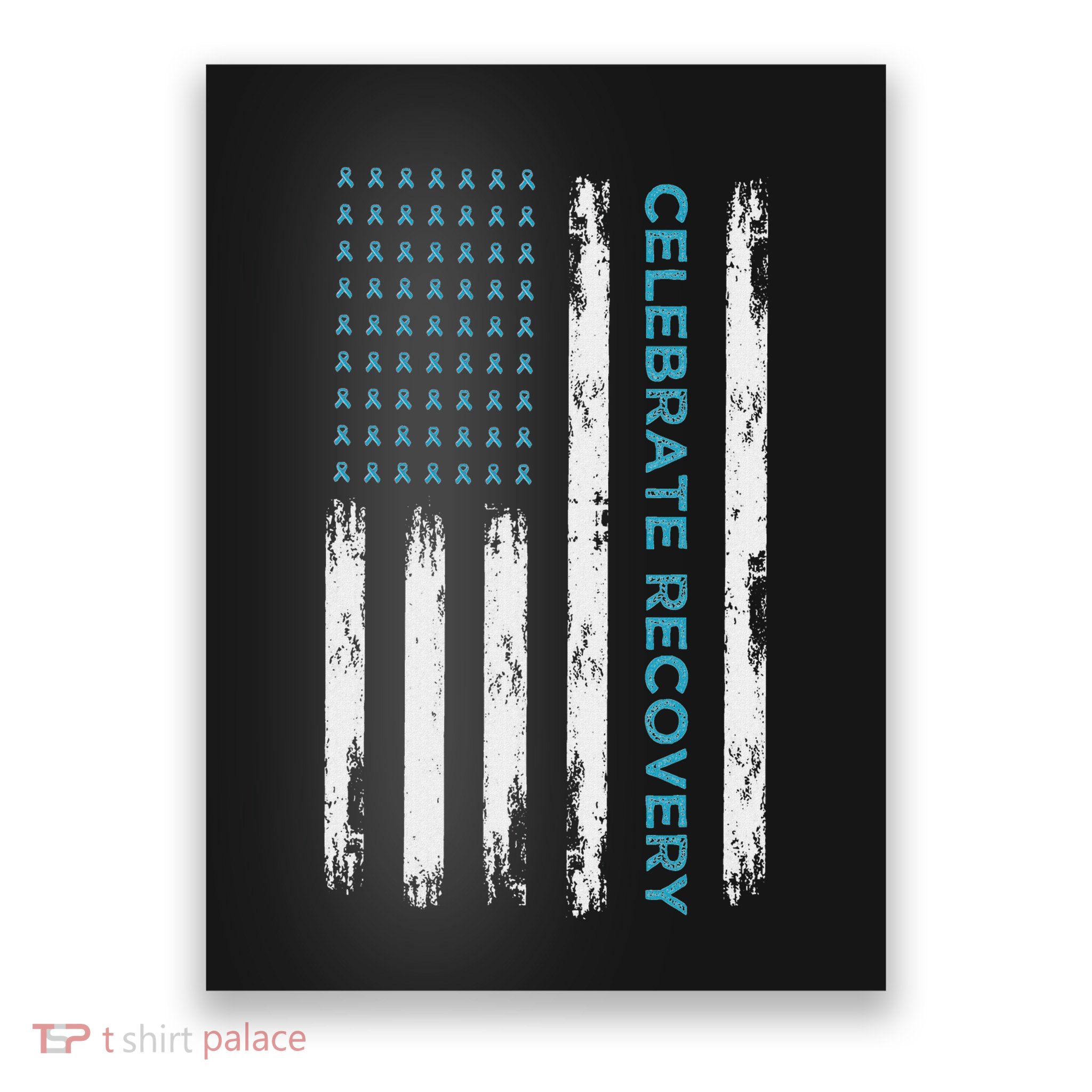 Drug Alcohol Addiction Recovery Celebrate Recovery Usa Flag Poster