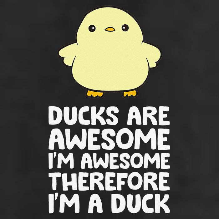 Ducks Are Awesome. I'm Awesome Therefore I'm a Duck Cool Comfort Performance Bucket Hat