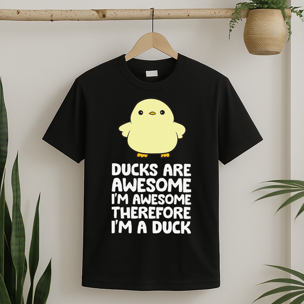 Ducks Are Awesome. I'm Awesome Therefore I'm a Duck T-Shirt