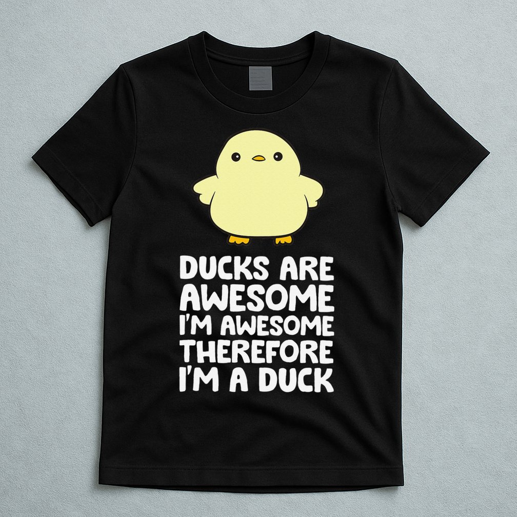 Ducks Are Awesome. I'm Awesome Therefore I'm a Duck T-Shirt