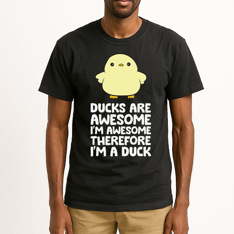 Ducks Are Awesome. I'm Awesome Therefore I'm a Duck Tall T-Shirt
