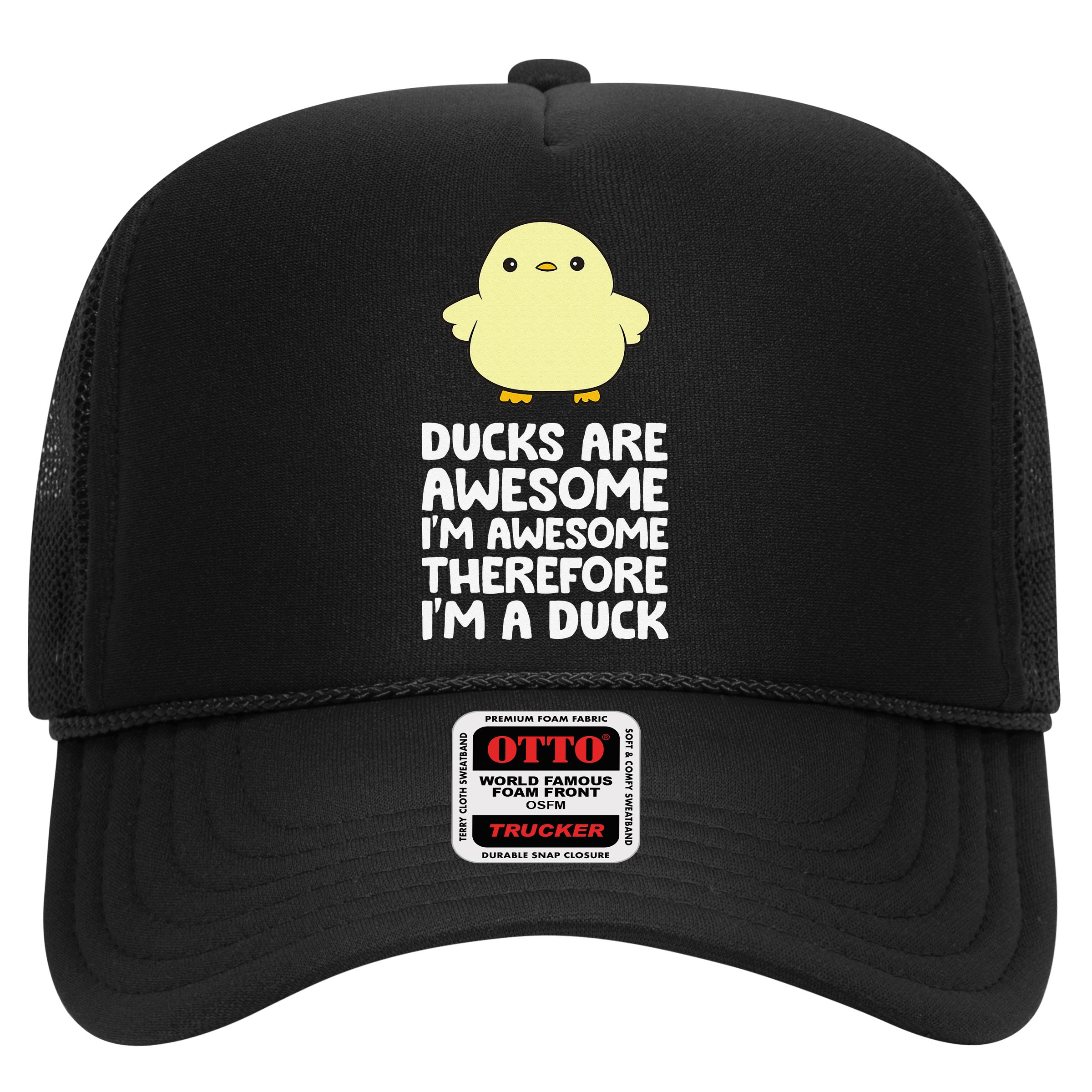 Ducks Are Awesome. I'm Awesome Therefore I'm a Duck Hat