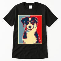 Dog Artwork Aussie Vintage Silhouette Australian Shepherd Tall T-Shirt