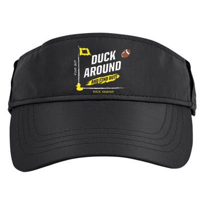 Duck Around And Find Out Football Fans Adult Drive Performance Visor