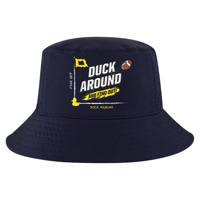 Duck Around And Find Out Football Fans Cool Comfort Performance Bucket Hat