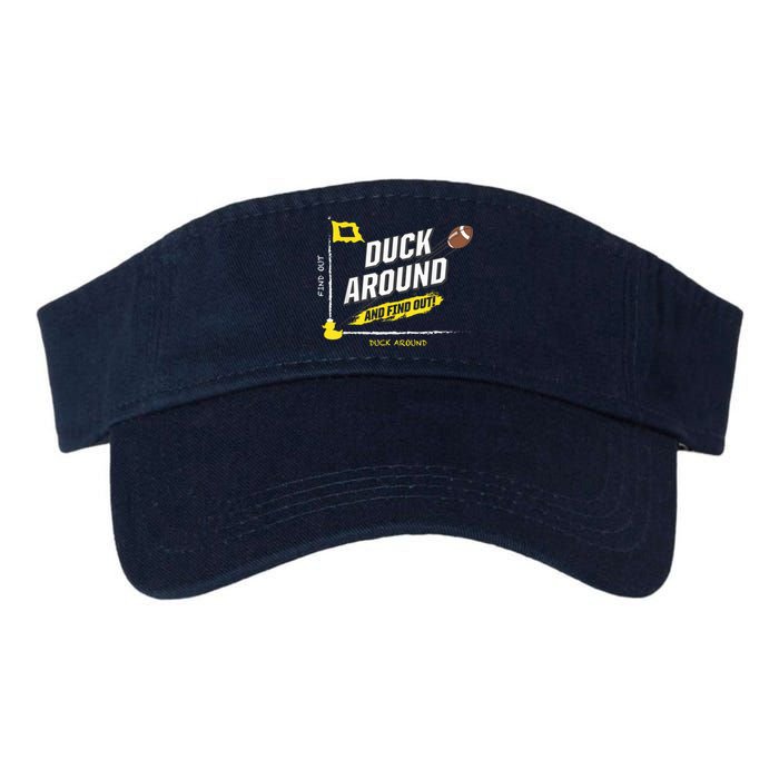 Duck Around And Find Out Football Fans Valucap Bio-Washed Visor