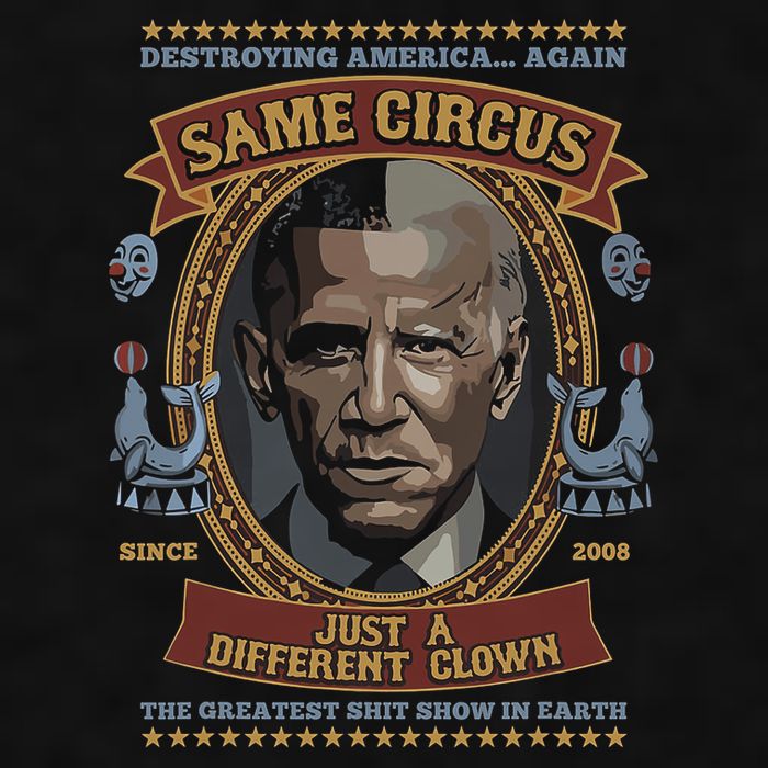 Destroying America Again Same Circus Just A Different Clown Ladies PosiCharge Tri-Blend Wicking Tank