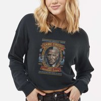 Destroying America Again Same Circus Just A Different Clown Cropped Pullover Crew