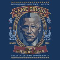 Destroying America Again Same Circus Just A Different Clown Sweatshirt