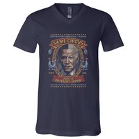 Destroying America Again Same Circus Just A Different Clown V-Neck T-Shirt