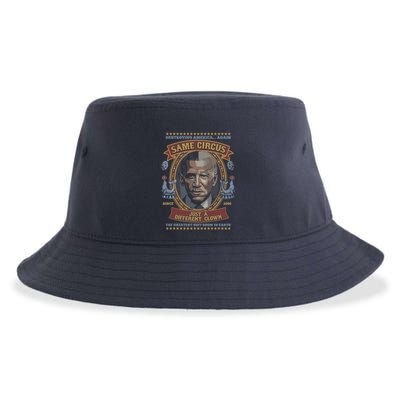Destroying America Again Same Circus Just A Different Clown Sustainable Bucket Hat