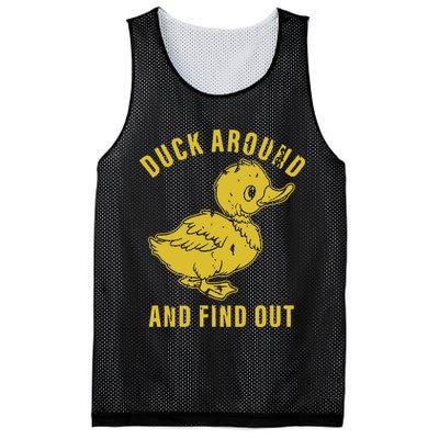 Duck Around And Find Out Mesh Reversible Basketball Jersey Tank