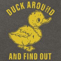 Duck Around And Find Out Cotton Canvas Backpack