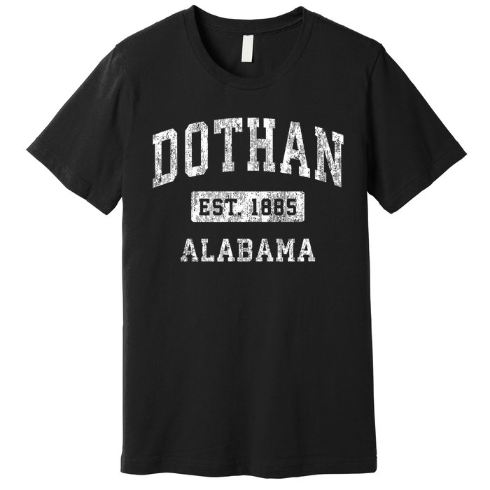 Dothan Alabama Al Vintage Established Sports Premium T-Shirt