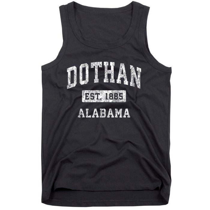 Dothan Alabama Al Vintage Established Sports Tank Top