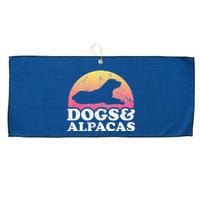 Dogs and Alpacas Dog and Alpaca Large Microfiber Waffle Golf Towel