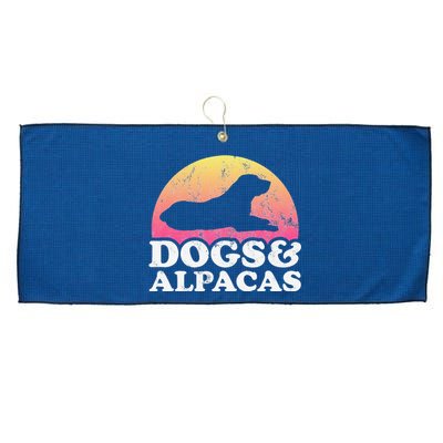 Dogs and Alpacas Dog and Alpaca Large Microfiber Waffle Golf Towel