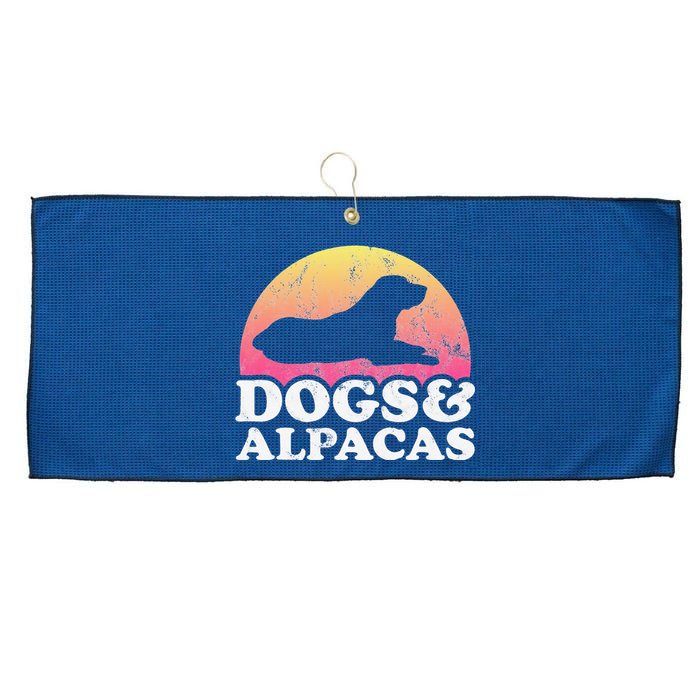 Dogs and Alpacas Dog and Alpaca Large Microfiber Waffle Golf Towel