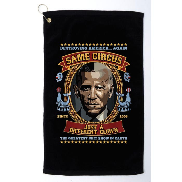 Destroying America Again Same Circus Just Different Clown Golf Towel