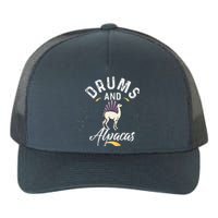 Drums And ALPACAS for Drummer Yupoong Adult 5-Panel Trucker Hat