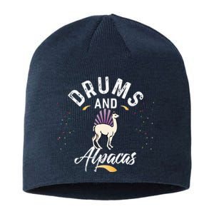 Drums And ALPACAS for Drummer Sustainable Beanie