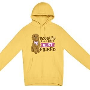 Doodles Are A Girls Best Friend Premium Pullover Hoodie