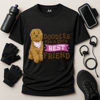 Doodles Are A Girls Best Friend Cooling Performance Crew T-Shirt