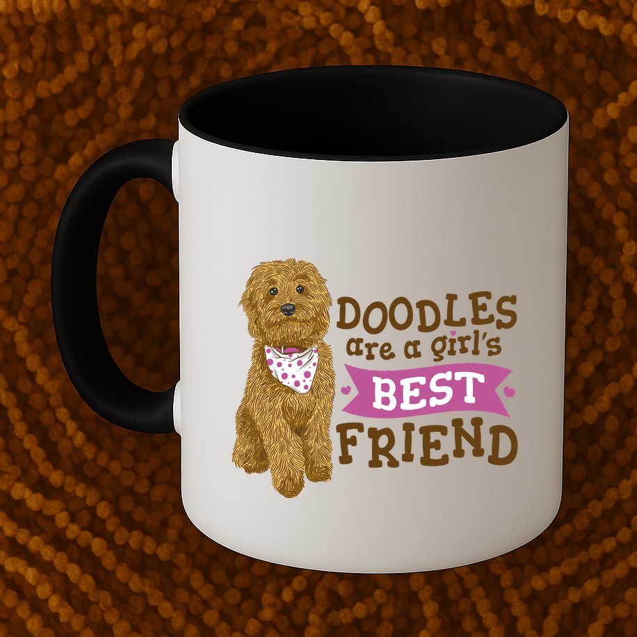 Doodles Are A Girls Best Friend Mug
