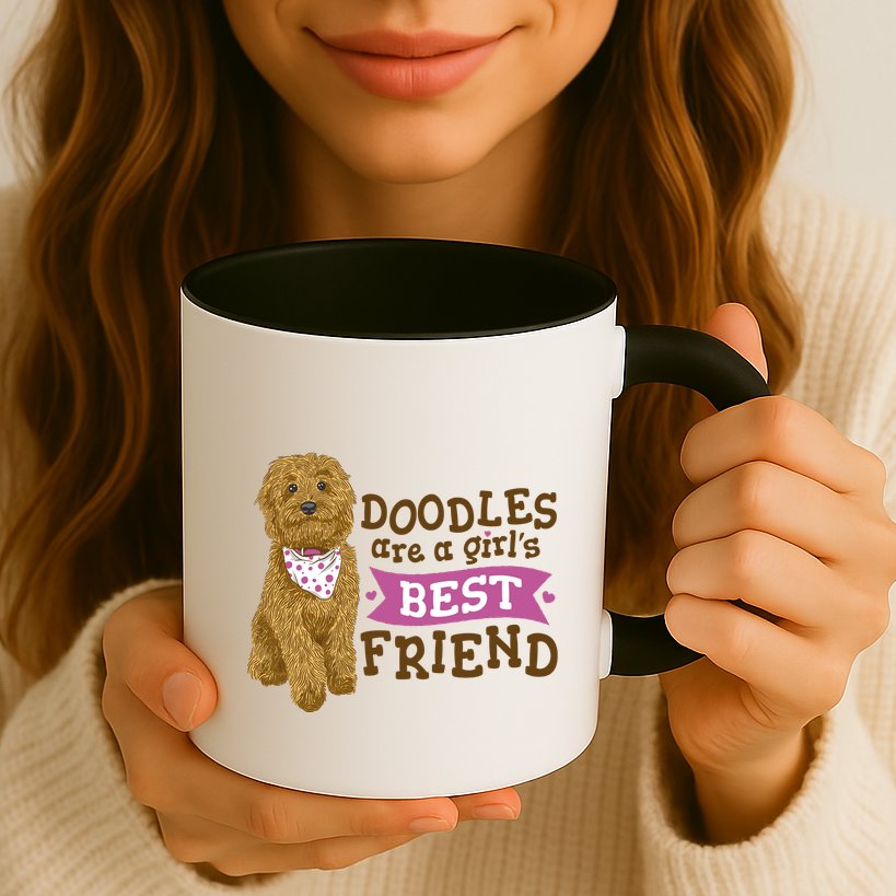 Doodles Are A Girls Best Friend Mug