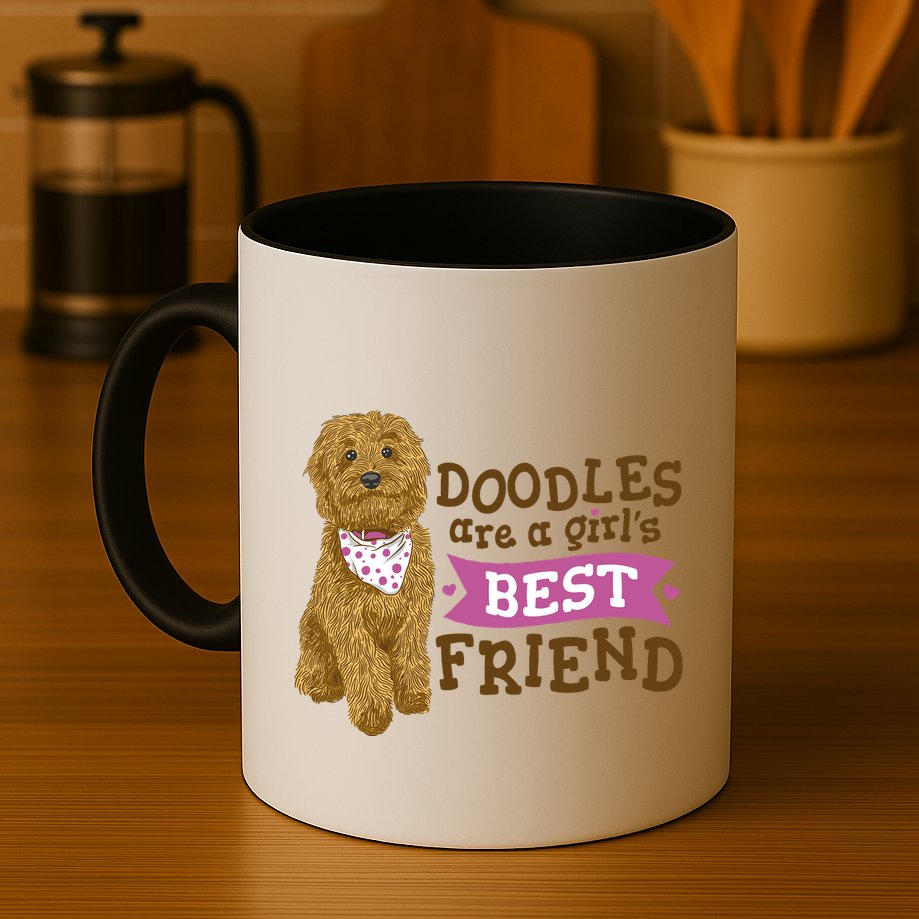 Doodles Are A Girls Best Friend Mug
