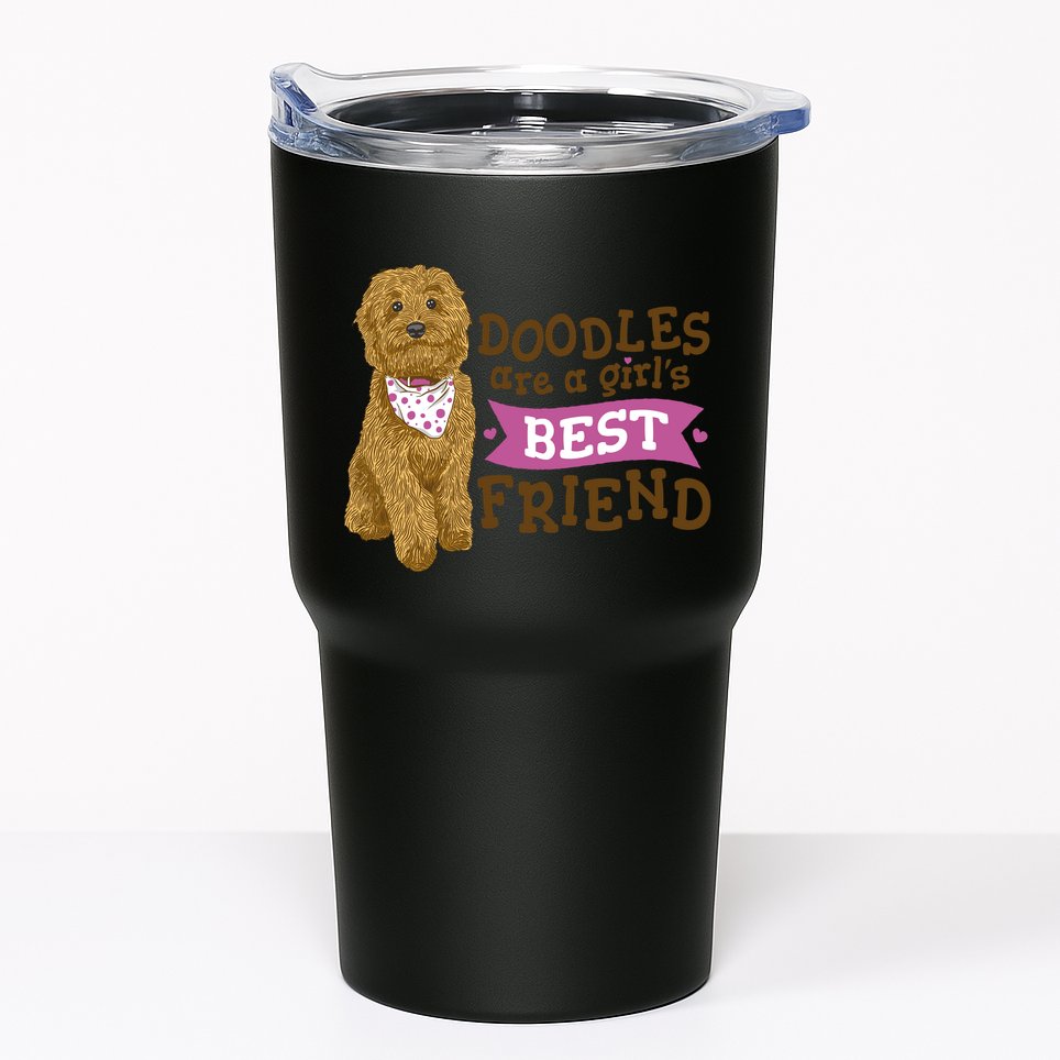 Doodles Are A Girls Best Friend Tumbler