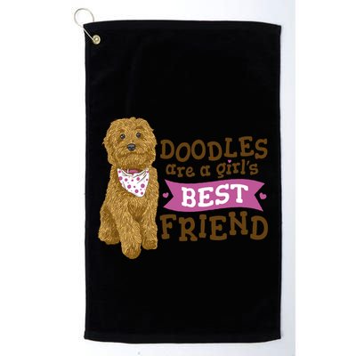 Doodles Are A Girls Best Friend Golf Towel