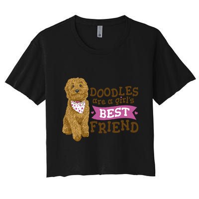 Doodles Are A Girls Best Friend Crop Top