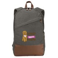 Doodles Are A Girls Best Friend Cotton Canvas Backpack