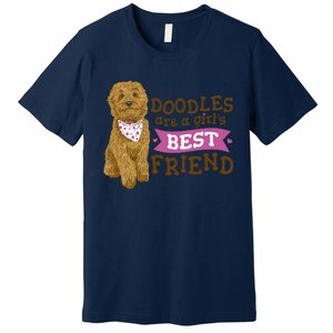 Doodles Are A Girls Best Friend Premium T-Shirt