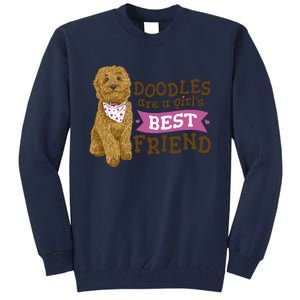 Doodles Are A Girls Best Friend Tall Sweatshirt