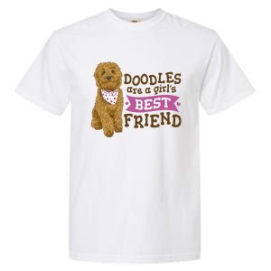 Doodles Are A Girls Best Friend Garment-Dyed Heavyweight T-Shirt