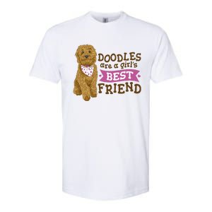 Doodles Are A Girls Best Friend Softstyle CVC T-Shirt