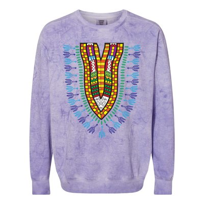 Dashiki African American Black Culture Dna Style Ideal Gift Colorblast Crewneck Sweatshirt