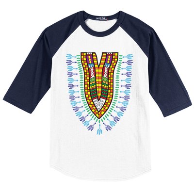 Dashiki African American Black Culture Dna Style Ideal Gift Baseball Sleeve Shirt