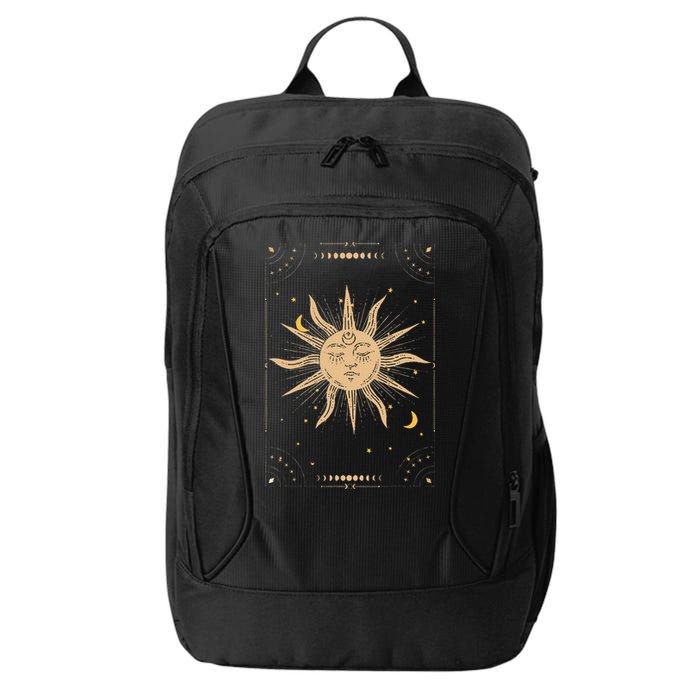 Dark Academia Aesthetic Light Academia Sun And Moon Tarot City Backpack