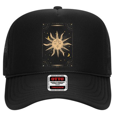 Dark Academia Aesthetic Light Academia Sun And Moon Tarot Trucker Hat