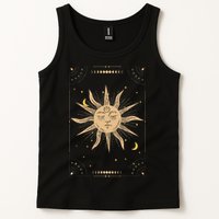 Dark Academia Aesthetic Light Academia Sun And Moon Tarot Tank Top
