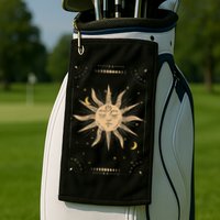 Dark Academia Aesthetic Light Academia Sun And Moon Tarot Golf Towel