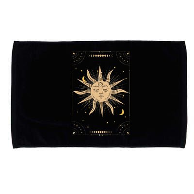 Dark Academia Aesthetic Light Academia Sun And Moon Tarot Microfiber Hand Towel