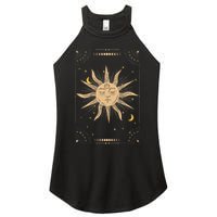 Dark Academia Aesthetic Light Academia Sun And Moon Tarot Women's Perfect Tri Rocker Tank