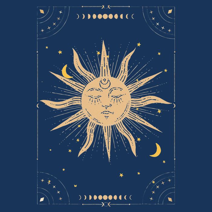 Dark Academia Aesthetic Light Academia Sun And Moon Tarot Infant Baby Jersey Bodysuit