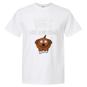 Dogs Are Awesome Dog Lovers With Dogs On Them Cute Garment-Dyed Heavyweight T-Shirt