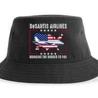 DeSantis Airlines American US Flag Sustainable Bucket Hat